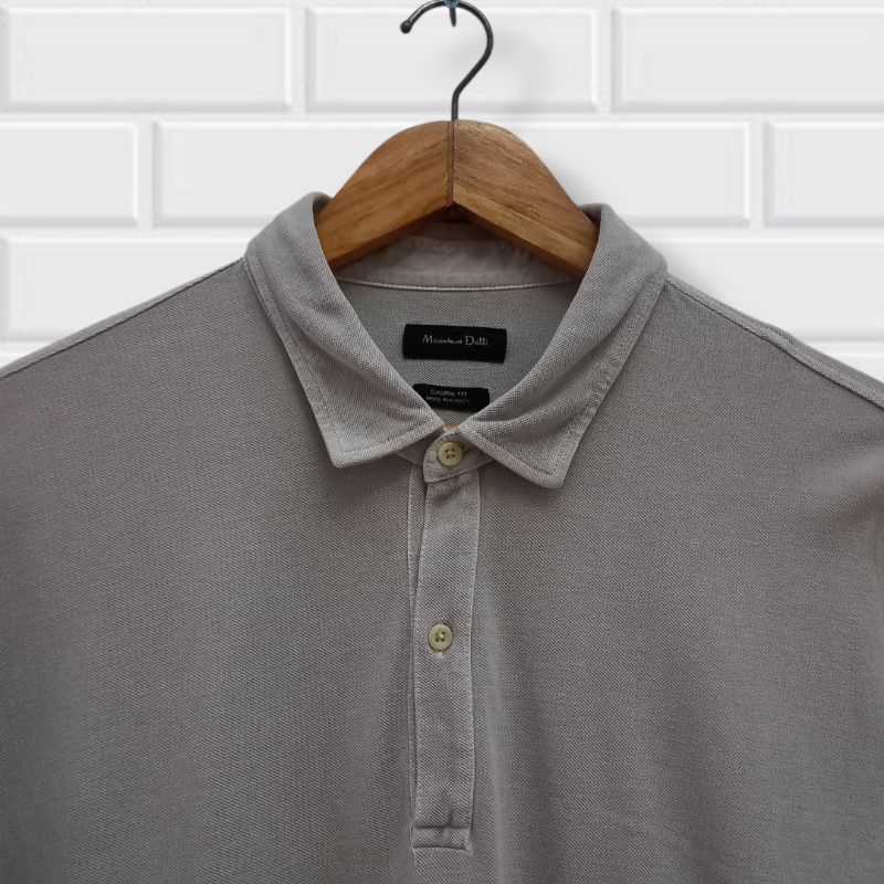 [LPS.03] MASSIMO DUTTI Polo Shirt Pria, kaos kerah pria atasan pria