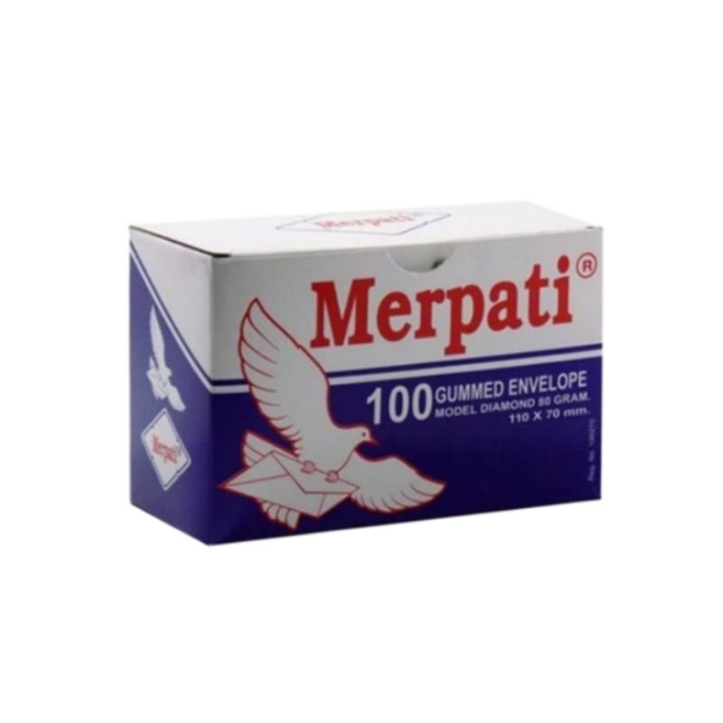 

1 box Amplop Merpati Kecil isi 100 lembar