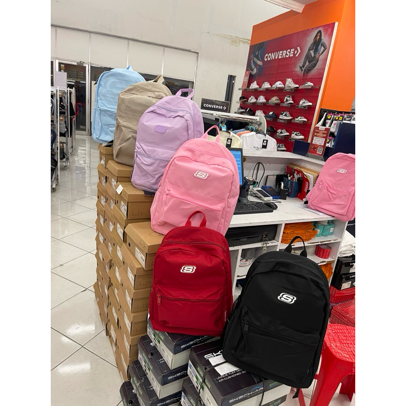 TAS RANSEL BACKPACK TAS SPORTS STATION ORIGINAL STORE SKECHERS