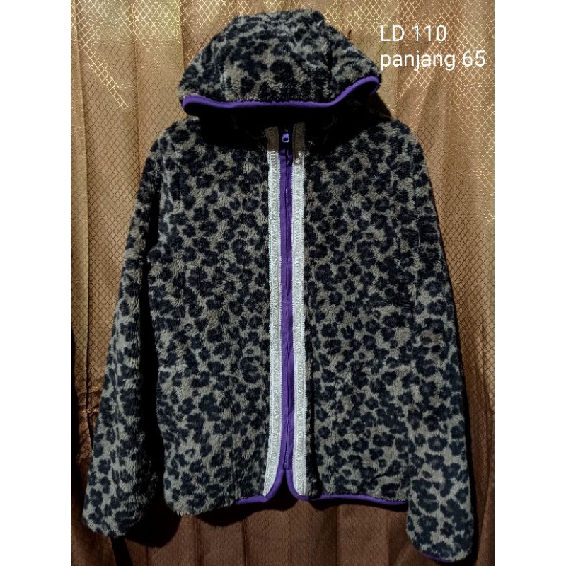 jaket bulu leopard jaket winter bulu sherpa jaket bulu bolak balik leopard jaket hoodie leopard jake