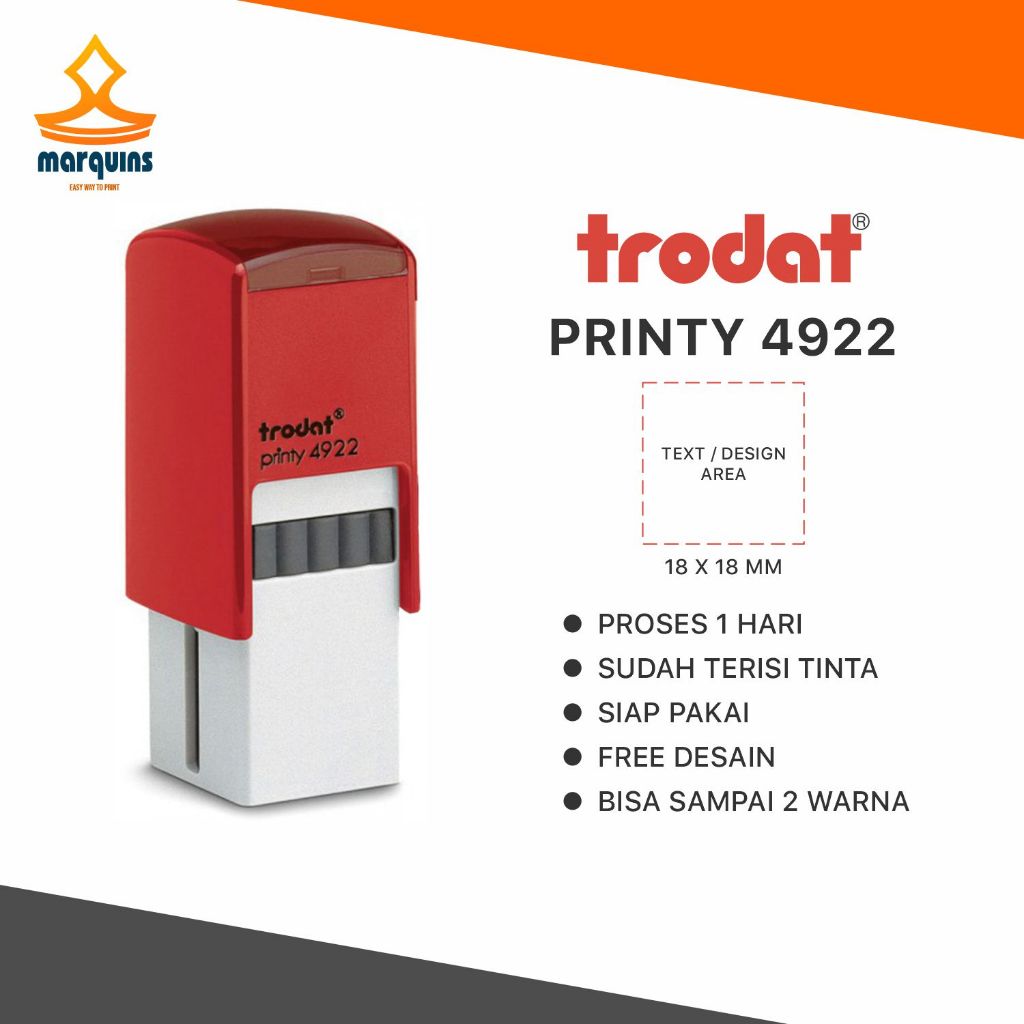 

Stempel Otomatis Trodat 4922 | Stempel Nama/Alamat | Stempel Cocok Untuk Usaha | Kualitas Premium
