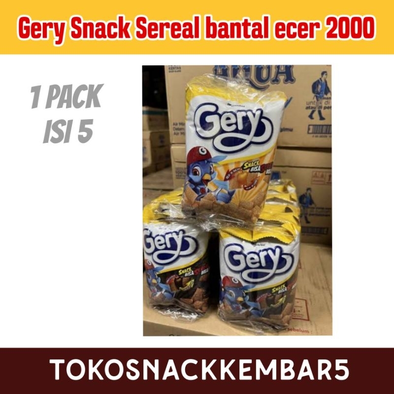 

Snack Gery Sereal Bantal Coklat