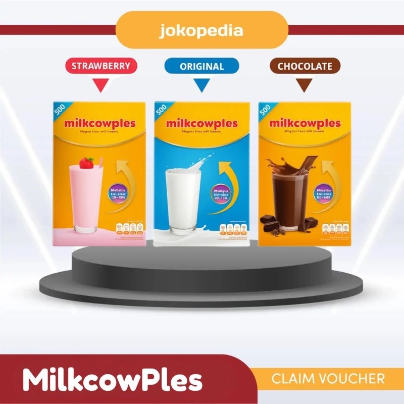 

Milkcowples susu tinggi kalsium dan protein untuk tinggi plus gemuk badan 500gr