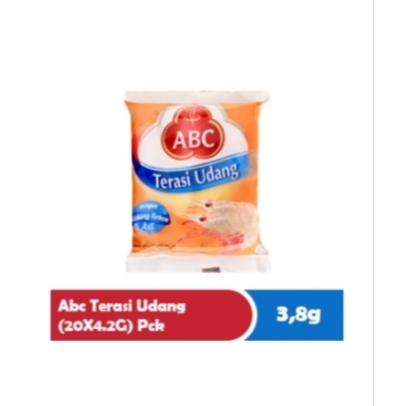 

TERASI UDANG ABC ( 1 PAK ) ISI 20 PCSx4.2 gram