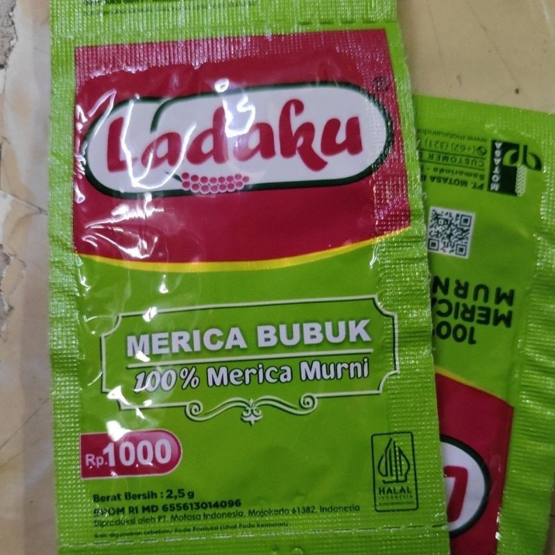 

LADAKU SASET 2.5 gram ( 1 KARTON ) ISI 576 PCS