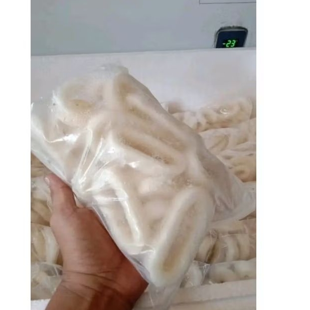 

Cumi Ring Frozen Cumi Ring calamari Beku segar kemasan 1.Kg