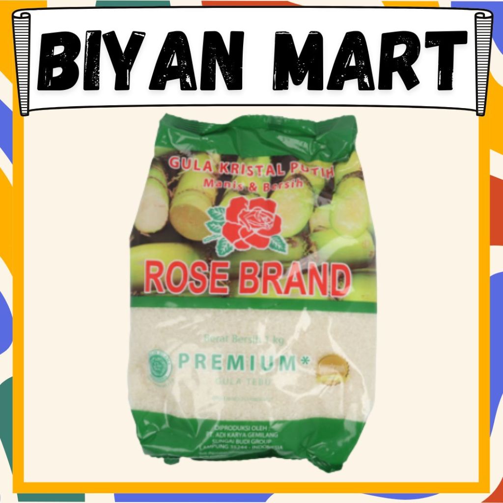 

ROSE BRAND HIJAU GULA PASIR 1 KG