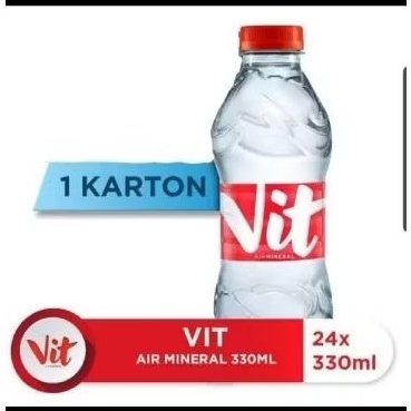 

AIR MINERAL VIT BOTOL 330ML 1 DUS ISI 24 PCS