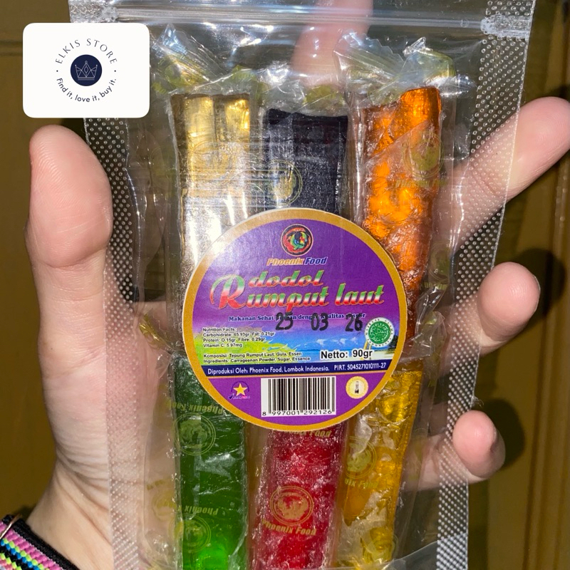 

[Ready_Instan_Kota Bandung Kemasan Baru ]_Dodol Rumput Laut Phoenix Kinjo Jelly Viral! Fresh, Halal, Legit – Gratis Ongkir & Best Seller!