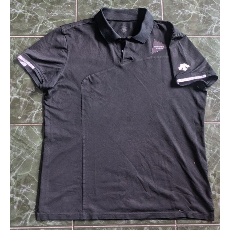 Descente Fullblack Kaos Kerah