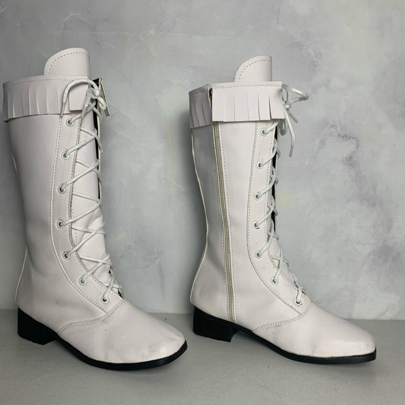 Limited Sepatu Mayoret Drumband Anak Tk Sd Smp Sma Dewasa Marching Putih Pria/Wanita,Cewek/Cowok