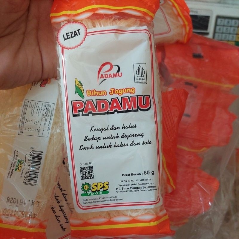 

Bihun jagung padamu 1 pcs @ 60 gram