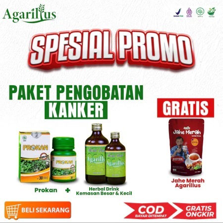 AGARILLUS PAKET HEMAT PENGOBATAN KANKER AGARILLUS PROKAN/PROKANDA