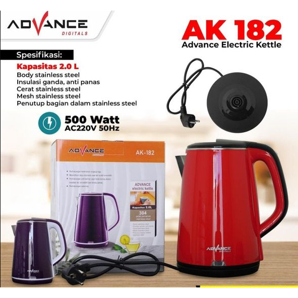 Kettle Listrik Advance AK182