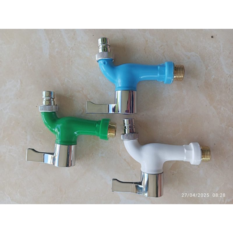 KRAN AIR PVC DRAT BESI KUNINGAN 1/2"