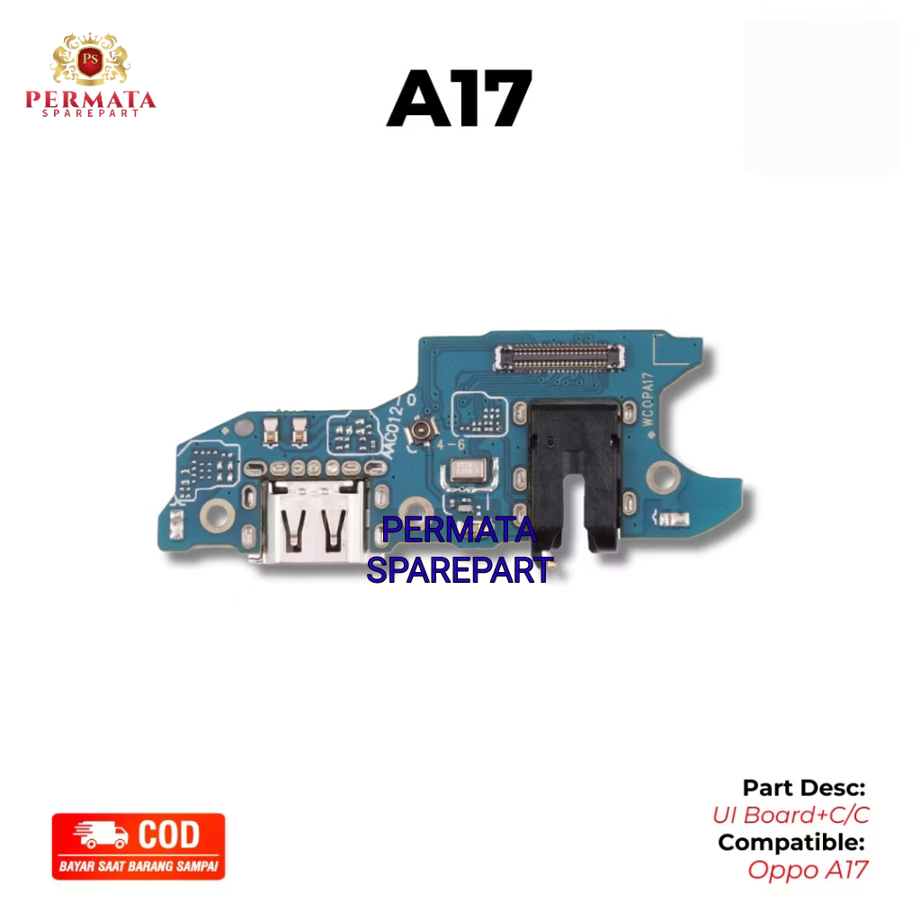 PAPAN CAS OPPO A17 | KONEKTOR CAS HP