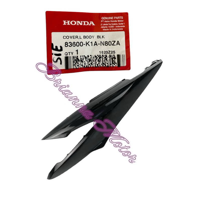 COVER BODY KIRI HITAM BEAT K1AL 83600 K1A N80ZA