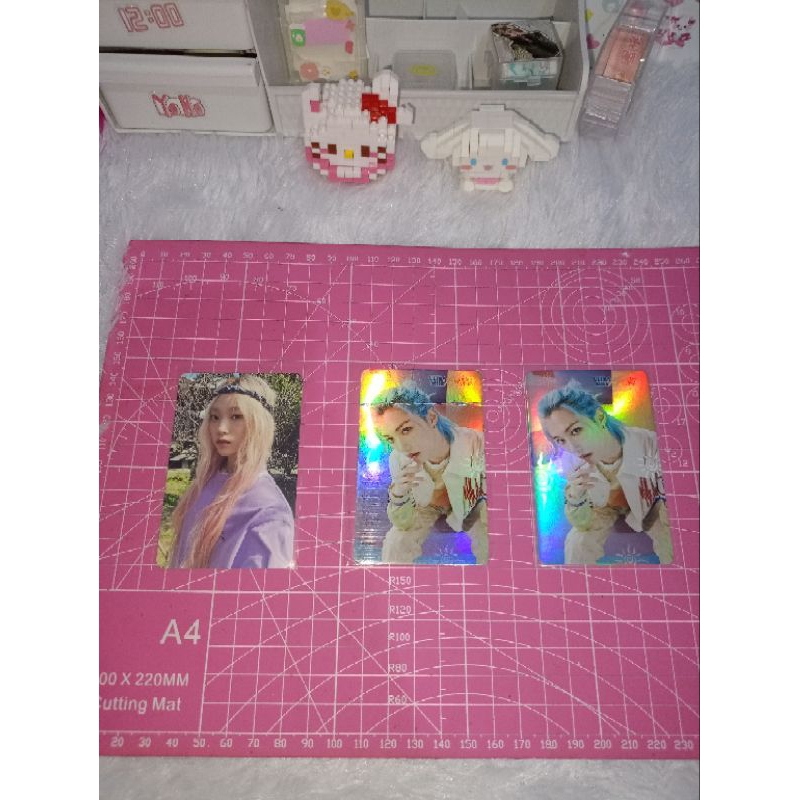 photocard official | felix | felix dmg | haerin [baca desk]