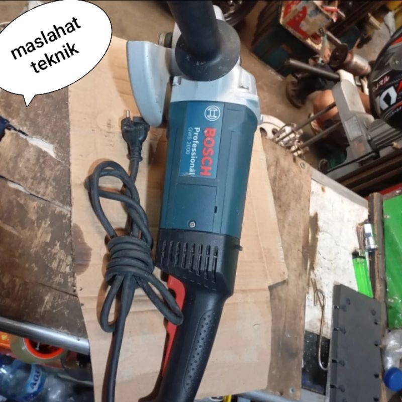 Bosch GWS 2000 mesin gerinda tangan  7" bosch gws 2000 professional second