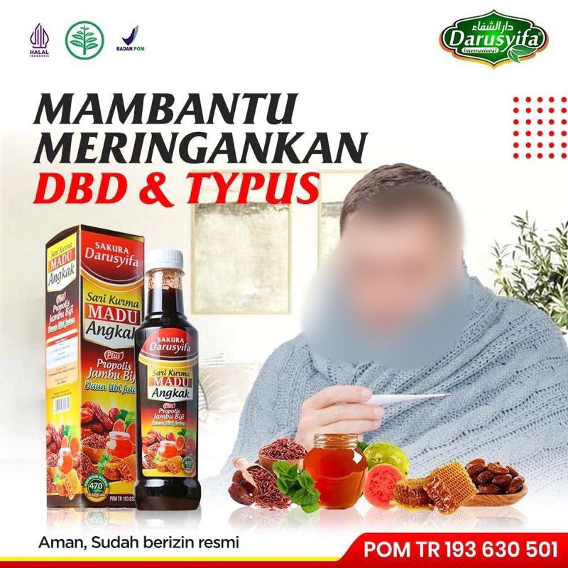 

Sari kurma madu angkak 470gr | Meningkatkan Trombosit