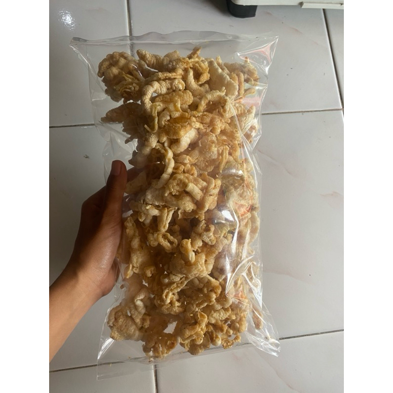 

Kripik Ceker Ayam 200gr 100% asli gurih asin Empuk 200gr - Camilan Snack Pedas - Kerupuk, Cemilan, Food, Kripik Rambak Keripik