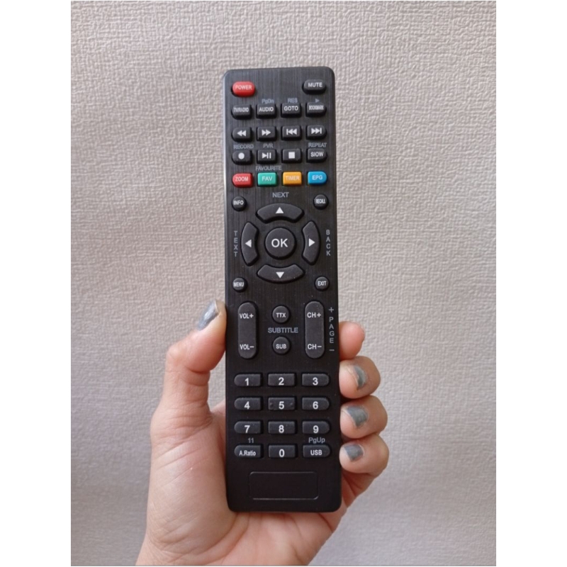 REMOTE REMOT RECEIVER PARABOLA DVB T2 UNIVERSAL XTREAMER BIEN 1& 2
