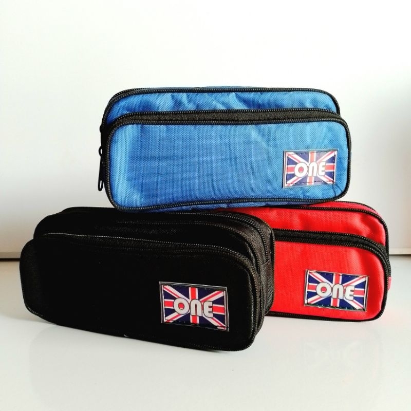 

Tempat Pensil Kain Resleting Pencil Case AS 006 ONE Motif Polos ( Pcs ) [Original]