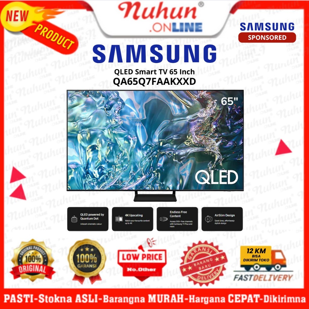 Samsung Smart TV 65 Inch QLED UA65Q7FAAKXXD