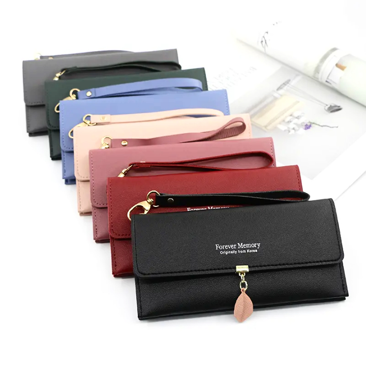 (IMPORT KOREA) Dompet tipis wanita dompet panjang tipis wanita dompet panjang wanita dompet wanita d