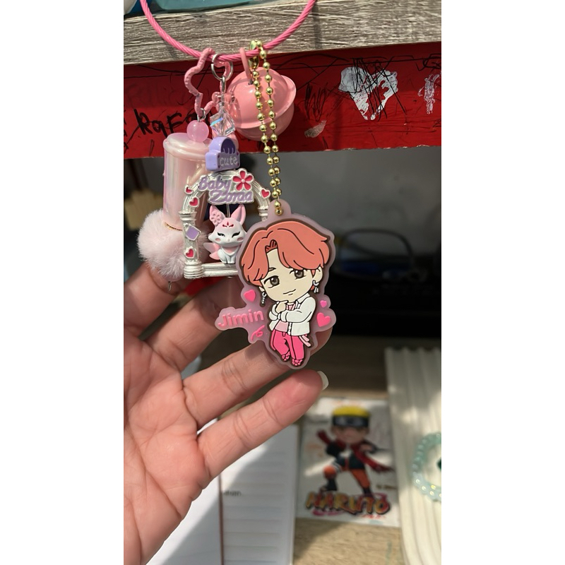 gantungan tas jimin ori tiny tan