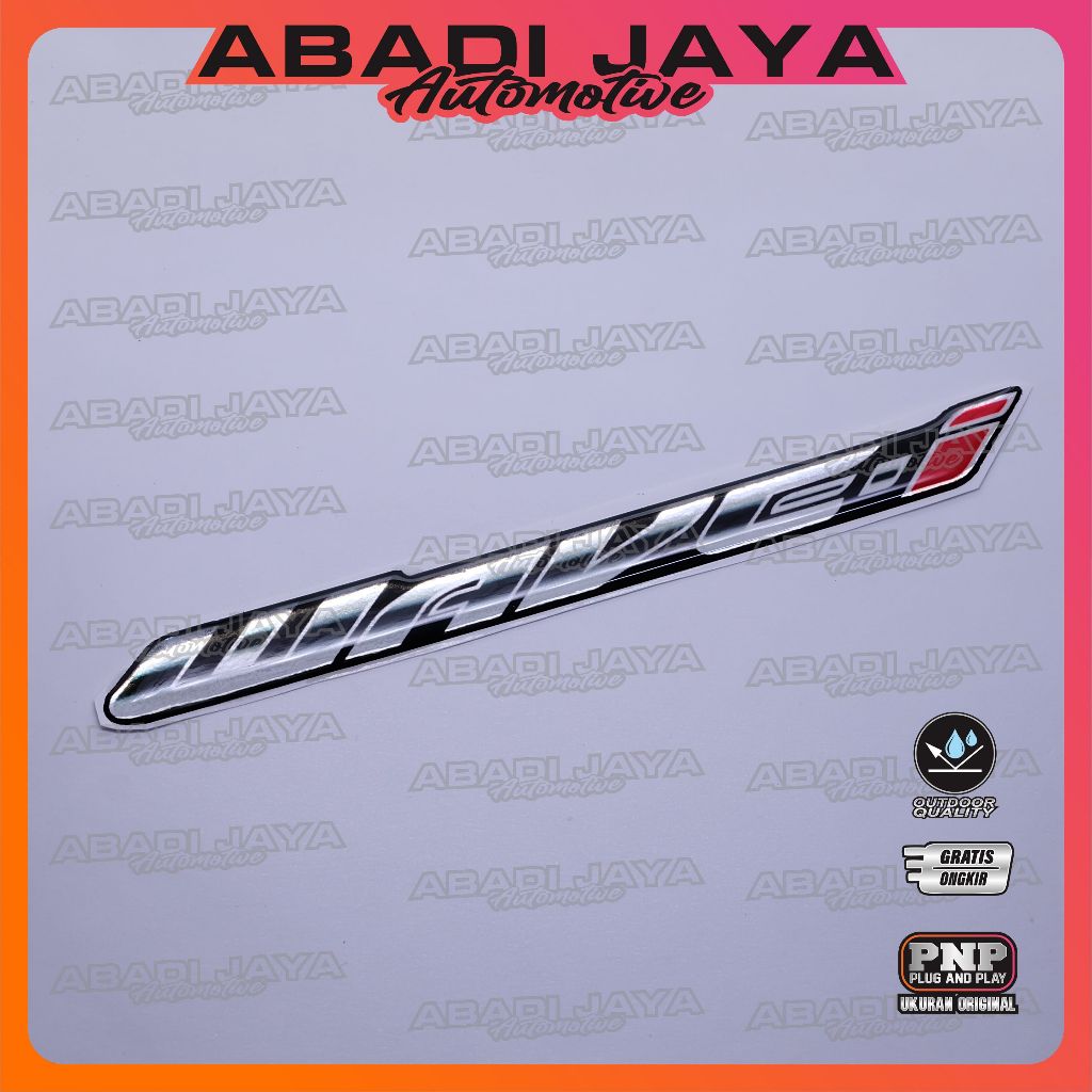 Emblem honda wave thailand / emblem timbul honda wave 110 / emblem titanium honda wave / emblem hond