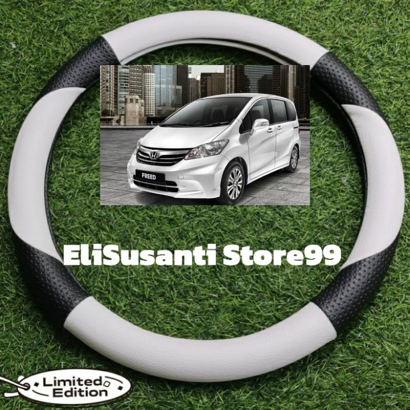 Sarung stir mobil Honda Freed, cover stir mobil Honda Freed,pelindung stir motif sabit