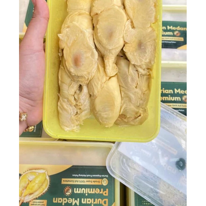 

Durian Medan Premium Yellow Box Frozen Original Asli Duren Buah Kupas