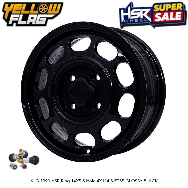 Velg Mobil Kaleng Ring 14 Hsr Klg R14 Pcd 4x114,3 Untuk Avanza Xenia Evalia Lgx Maestro Binguo DLL