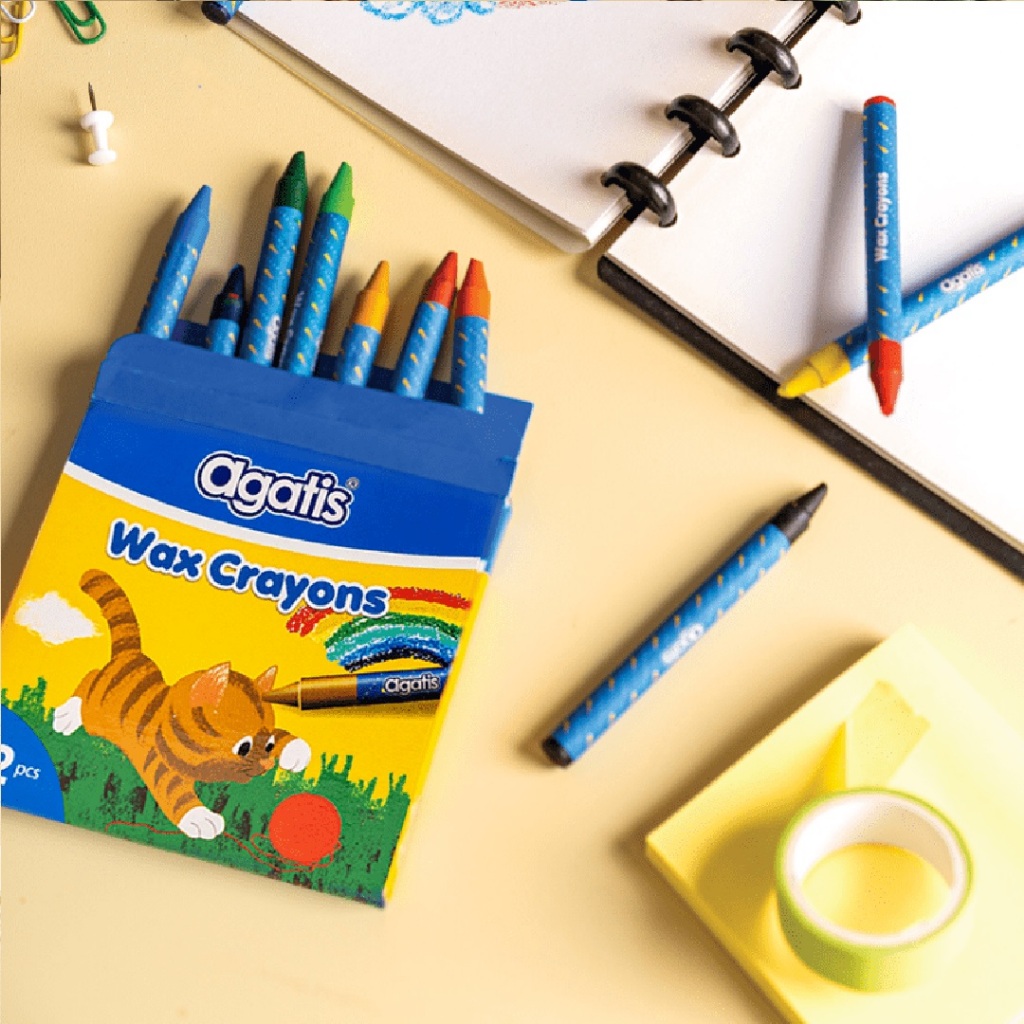 

Crayon Agatis Eco Wax Crayon 12