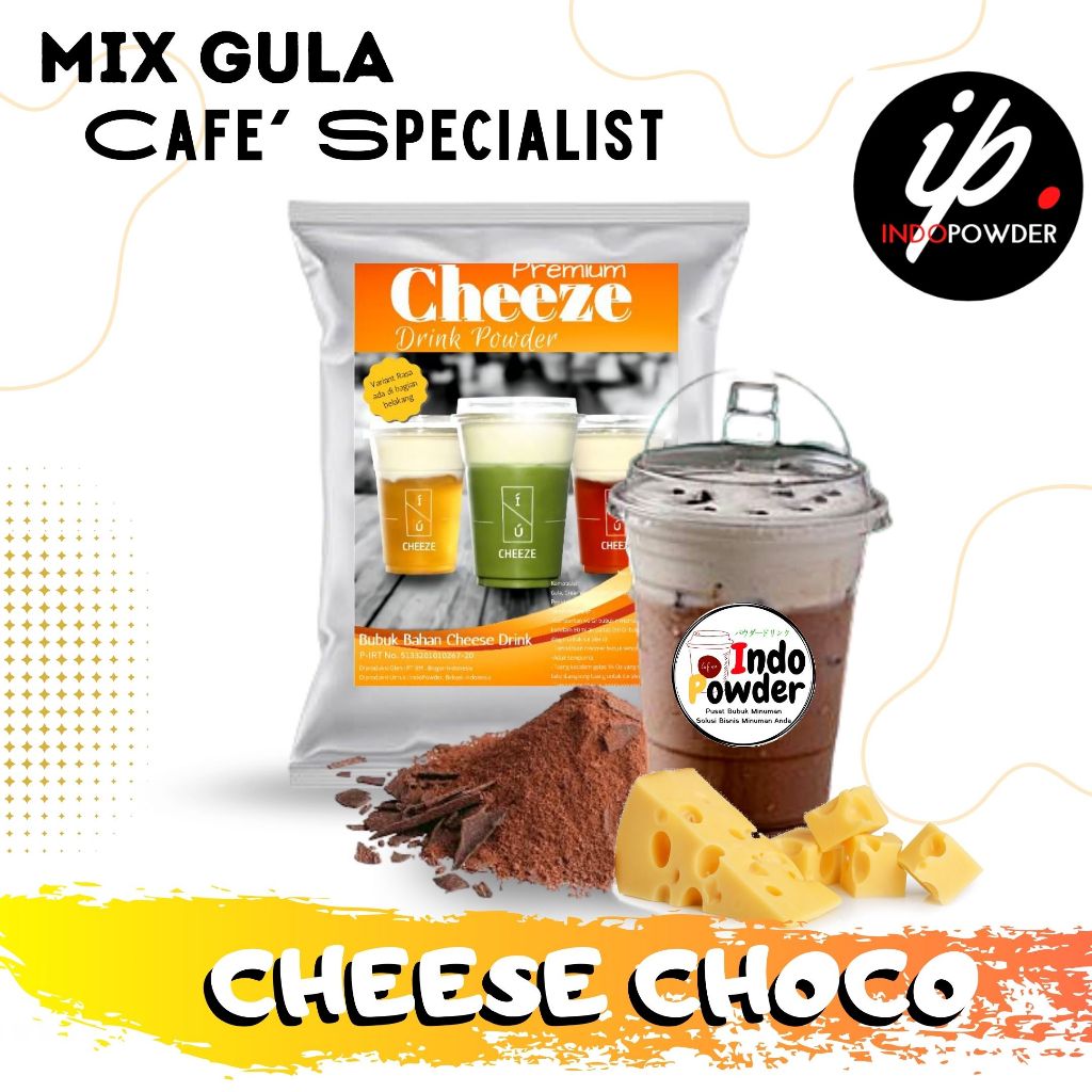 

IP Kendal - Bubuk Minuman Rasa CHEESE CHOCO 1Kg Untuk Cafe, Resto & Usaha Minuman