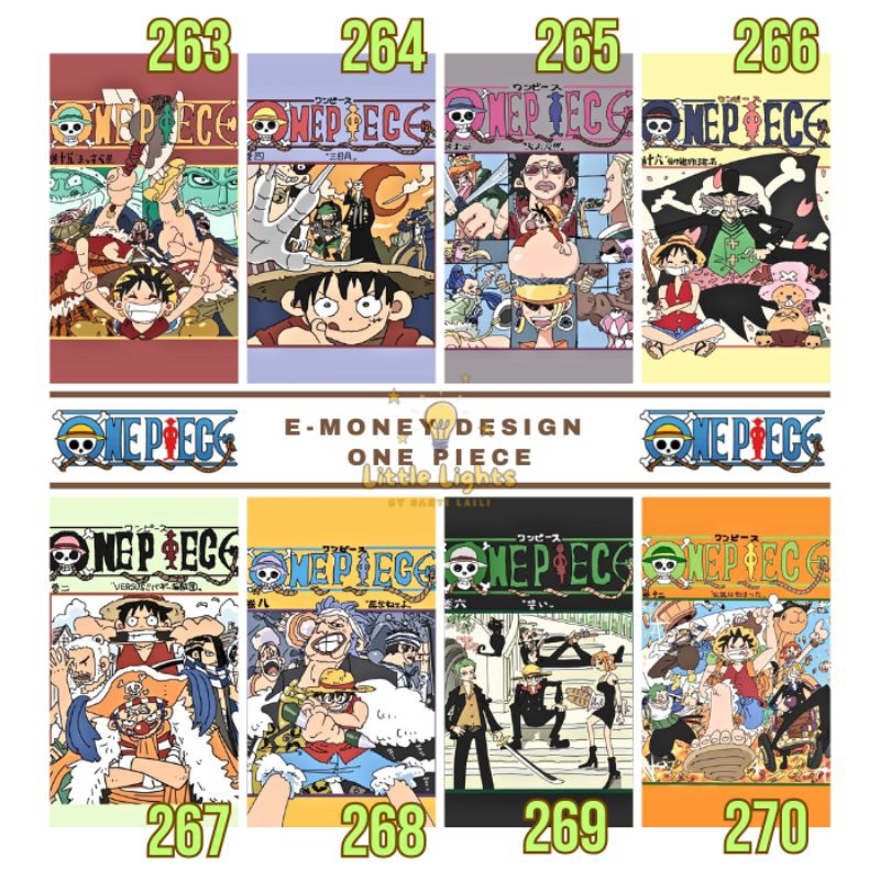 CETAK E-MONEY ONE PIECE EDITIONS