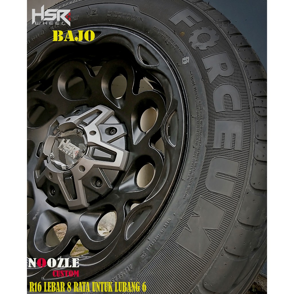 Velg Mobil Ring 16 Lubnag 6 Bisa Untuk Mobil Phanter Hilux Triton Type Velg HSR Bajo Pelek R16