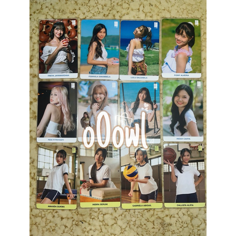 Photocard Jkt48 edisi Summer tour