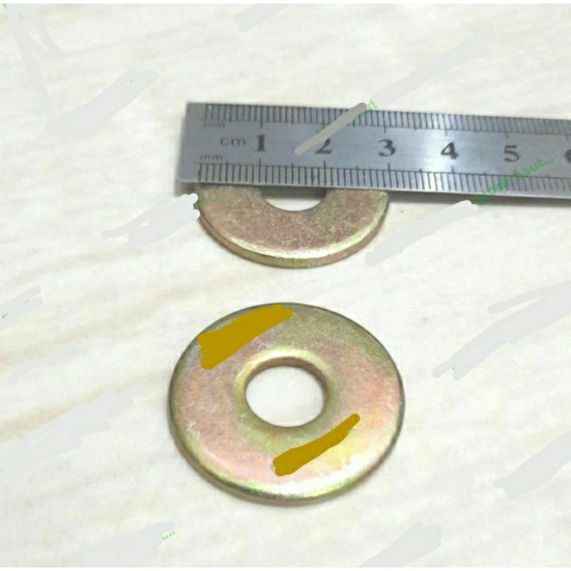 M10×30×4mm Ring plat m10 lebar Tebal / Kuning