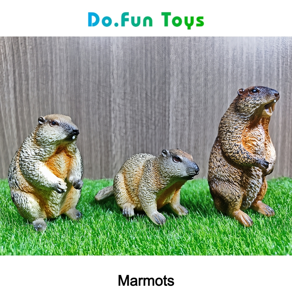 Animal Figurine | MARMOT / Mainan Miniatur Hewan Marmot