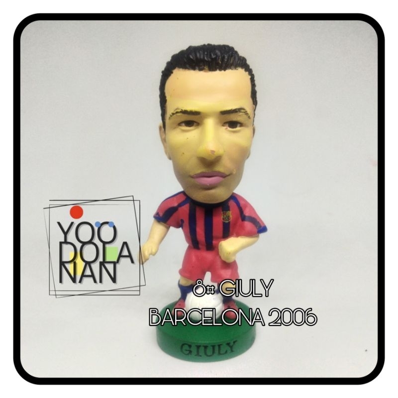 8# GIULY - BARCELONA 2006 CORINTHIAN PROSTARS FIGURE PEMAIN BOLA