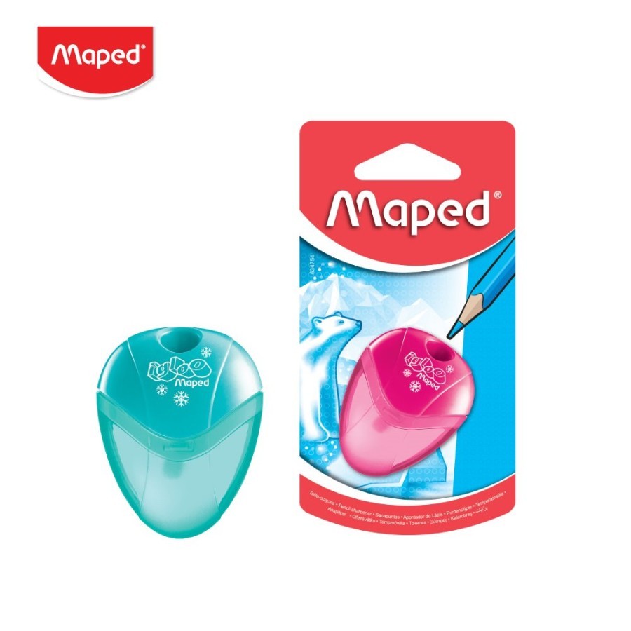 

Rautan Serutan Pensil Maped I-Gloo 1 Hole 534754 Sharpener Pencil