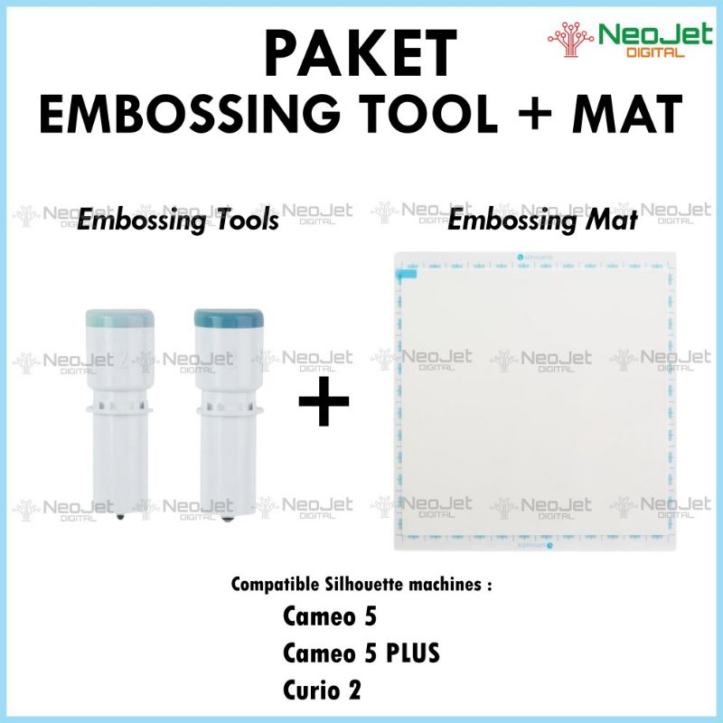 

Paket Embossing Tool dan Embossing Mat Mesin Cutting Silhouette Cameo 5 Curio 2