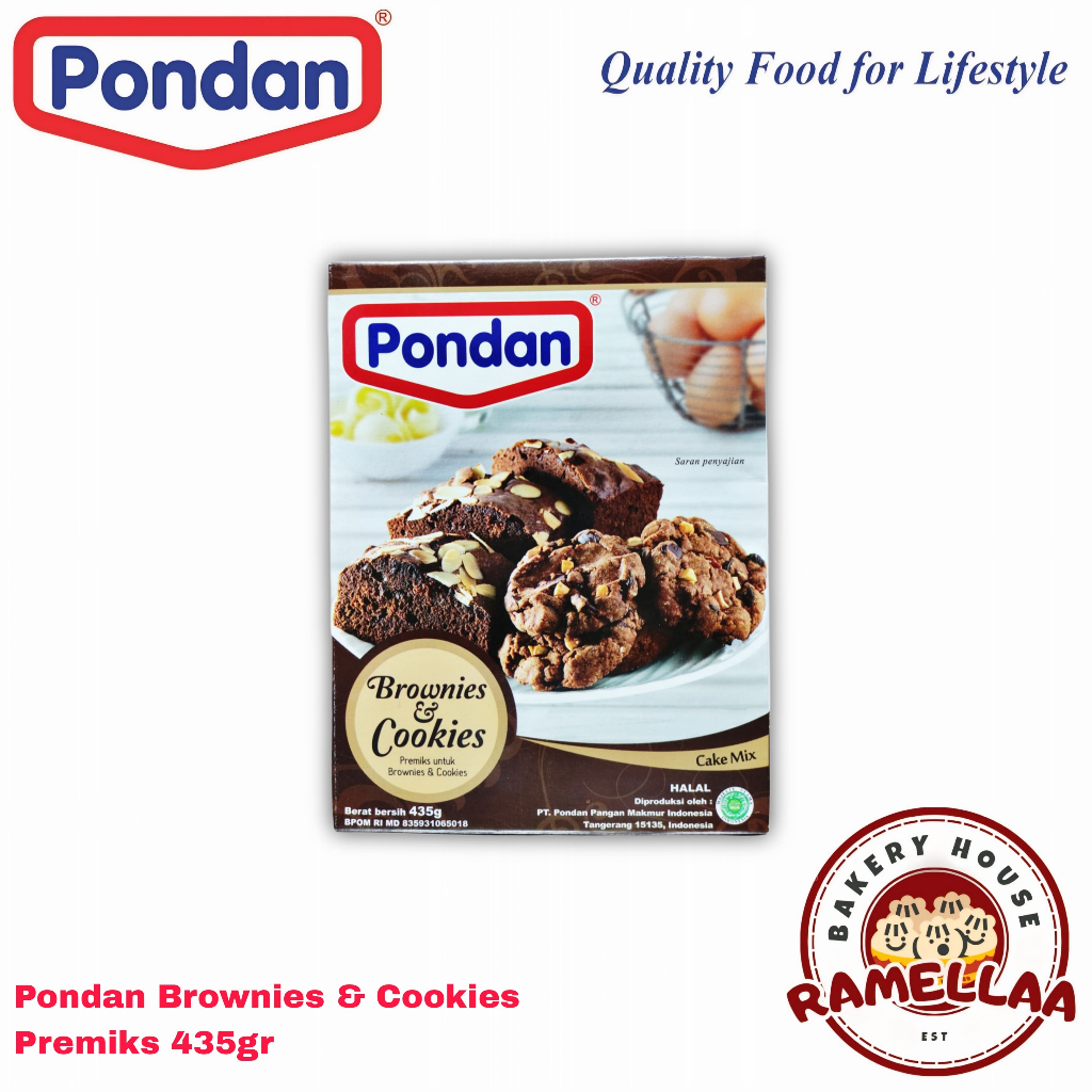 

Pondan Brownies & Cookies Premiks 435gr