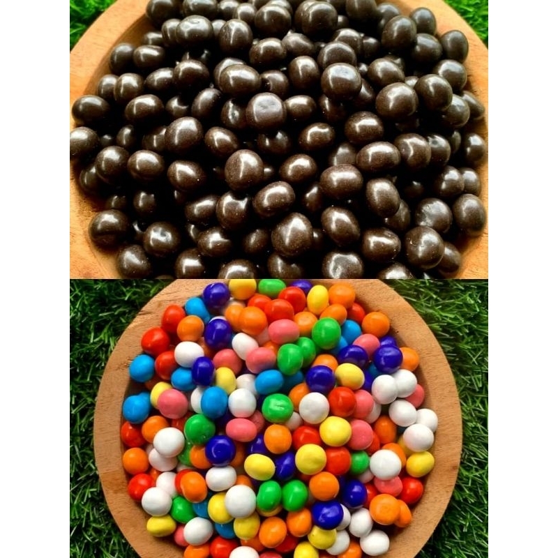 

Bola bola biskuit pelangi | bola bola biskuit coklat