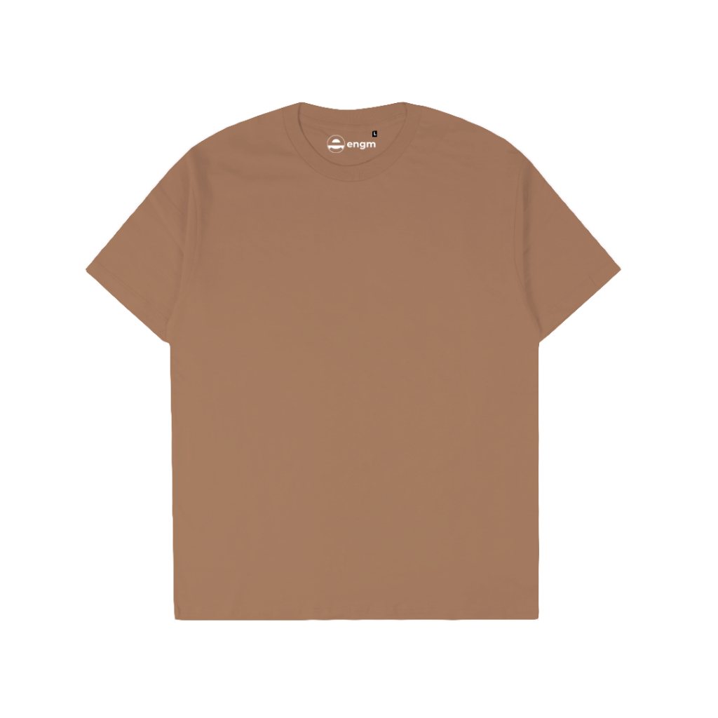 engm - Kaos Polos Almond Brown 30s