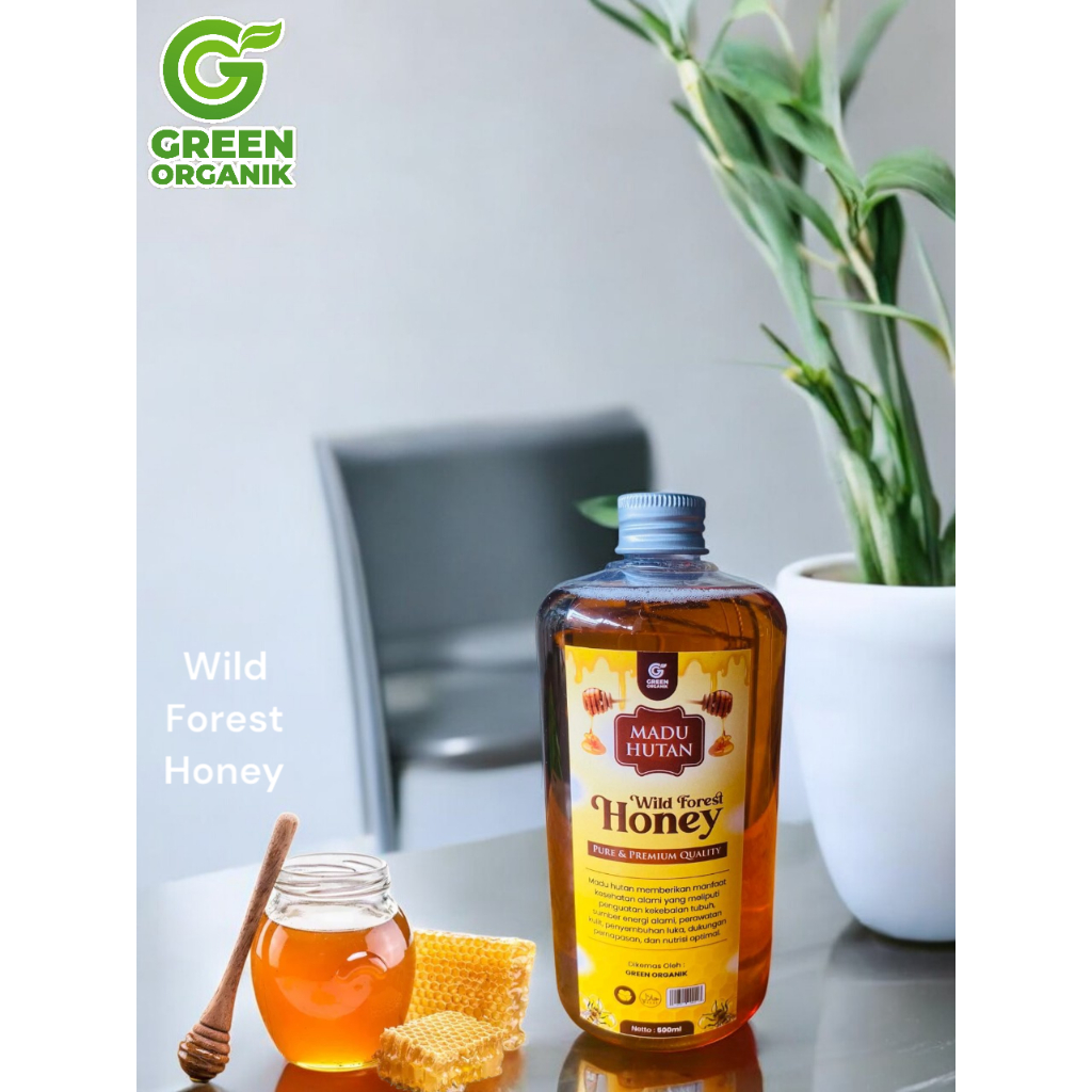 

GREEN ORGANIK Madu Hutan Kalimantan Asli Murni 500ml & 250ml