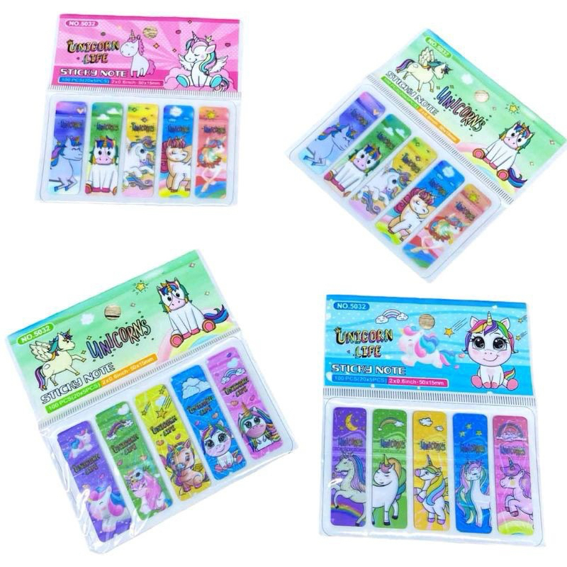 

1 Pack Isi 100 Sticky Hologram Karakter Random