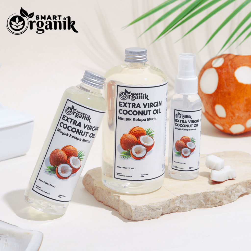

SMART ORGANIK - Extra Virgin Coconut Oil Minyak Kelapa Murni EVCO Cold Pressed